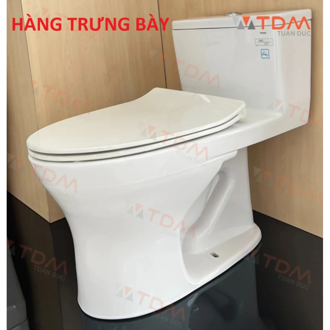 [HÀNG TRƯNG BÀY] Bồn Cầu TOTO MS855DT8 Một Khối Nắp TC600VS